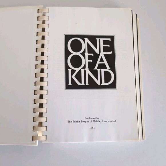 One of a Kind Recipes from the Junior League of Mobile Alabama Cookbook - Picture 3 of 12